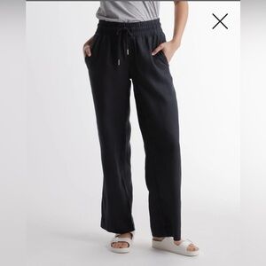 Quince 100% European Linen Wide Leg Pants XL